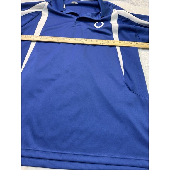 Nike Indianapolis Colts NFL Training Dri‎ Fit Polo Collared  2015 Sz 2XL - Picture 7 of 11